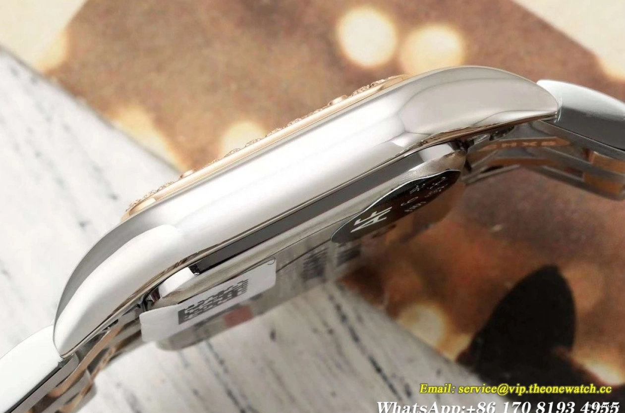 Secrete Ladies Brown Quartz Dia De SS AF RG 22mm Panthere Dial 1202